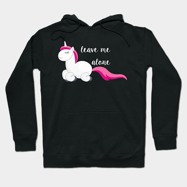 Leave Me Alone Hoodie by GrayDaiser